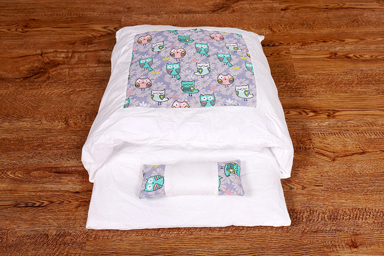 Futon Style Sleeping Bag for Cats and Dogs