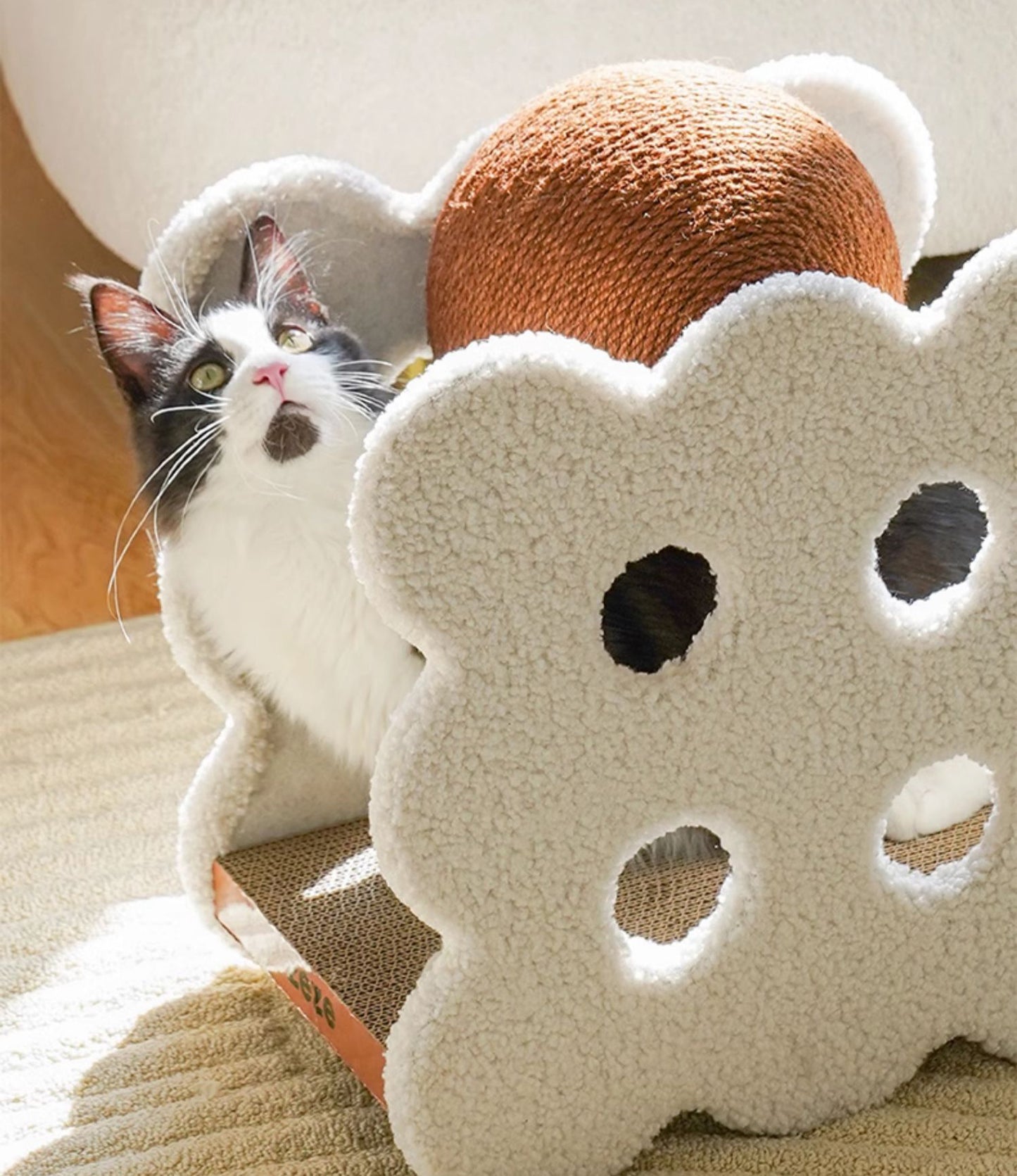 Caramel Sandwich Biscuit Shaped Scratcher