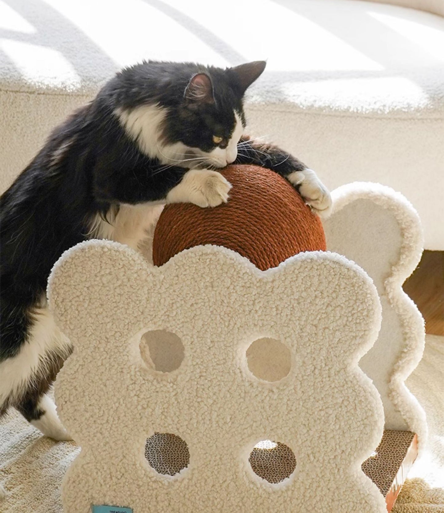 Caramel Sandwich Biscuit Shaped Scratcher