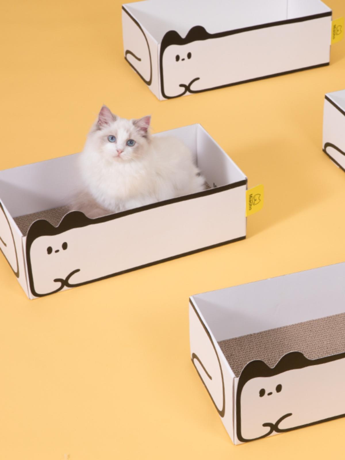 Cardboard Box Style Cat Scratcher