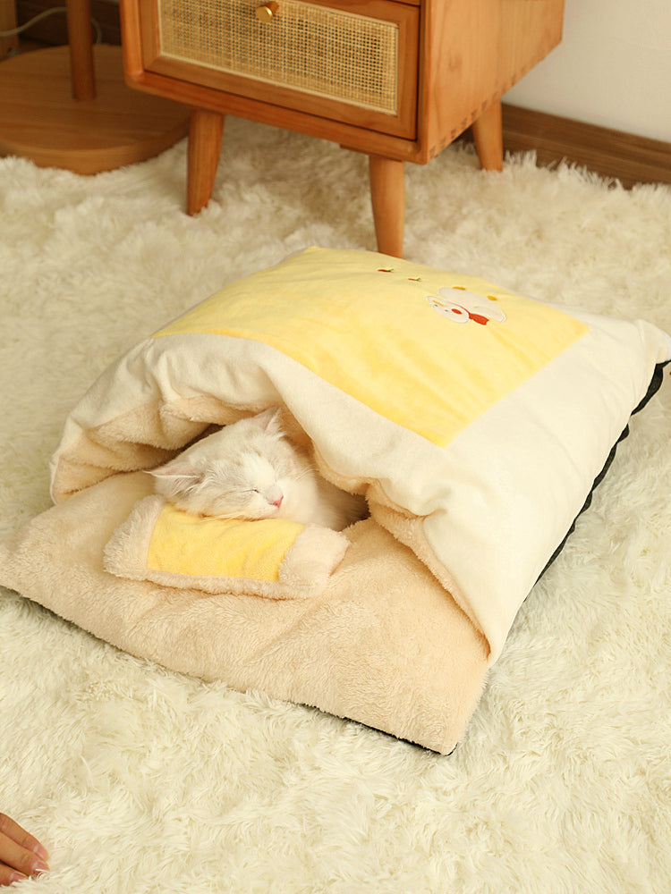 Thick Futon Sleeping Bag with Warm Comforter