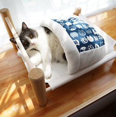 Futon Style Sleeping Hammock Wooden Bed
