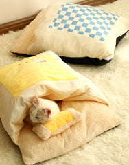 Thick Futon Sleeping Bag with Warm Comforter