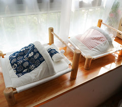 Futon Style Sleeping Hammock Wooden Bed