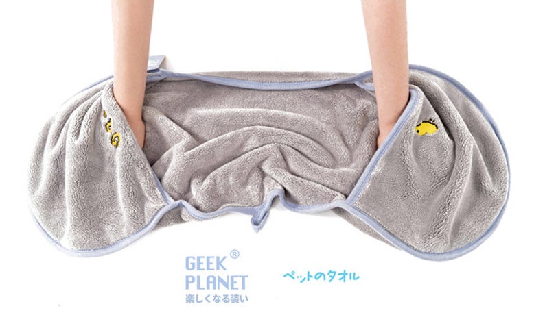 Pet Glove Towel Super Soft Pet Bath Towel